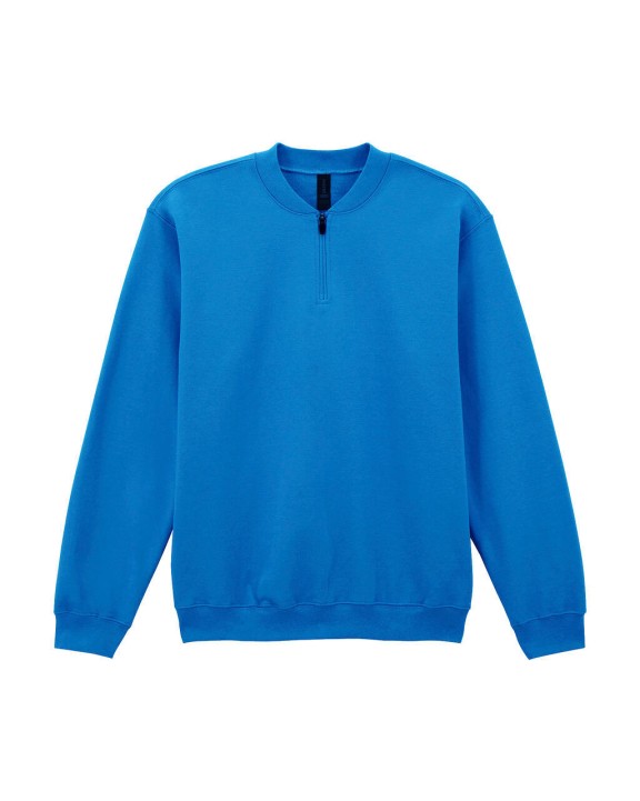 GILDAN Sweatshirt aus Molton 1/4 Reißverschluss Sweatshirts personalisierbar