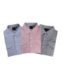 BURNSIDE Woven Texture Shirt Hemden personalisierbar