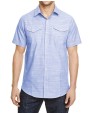 Hemden BURNSIDE Woven Texture Shirt voor bedrukking &amp; borduring