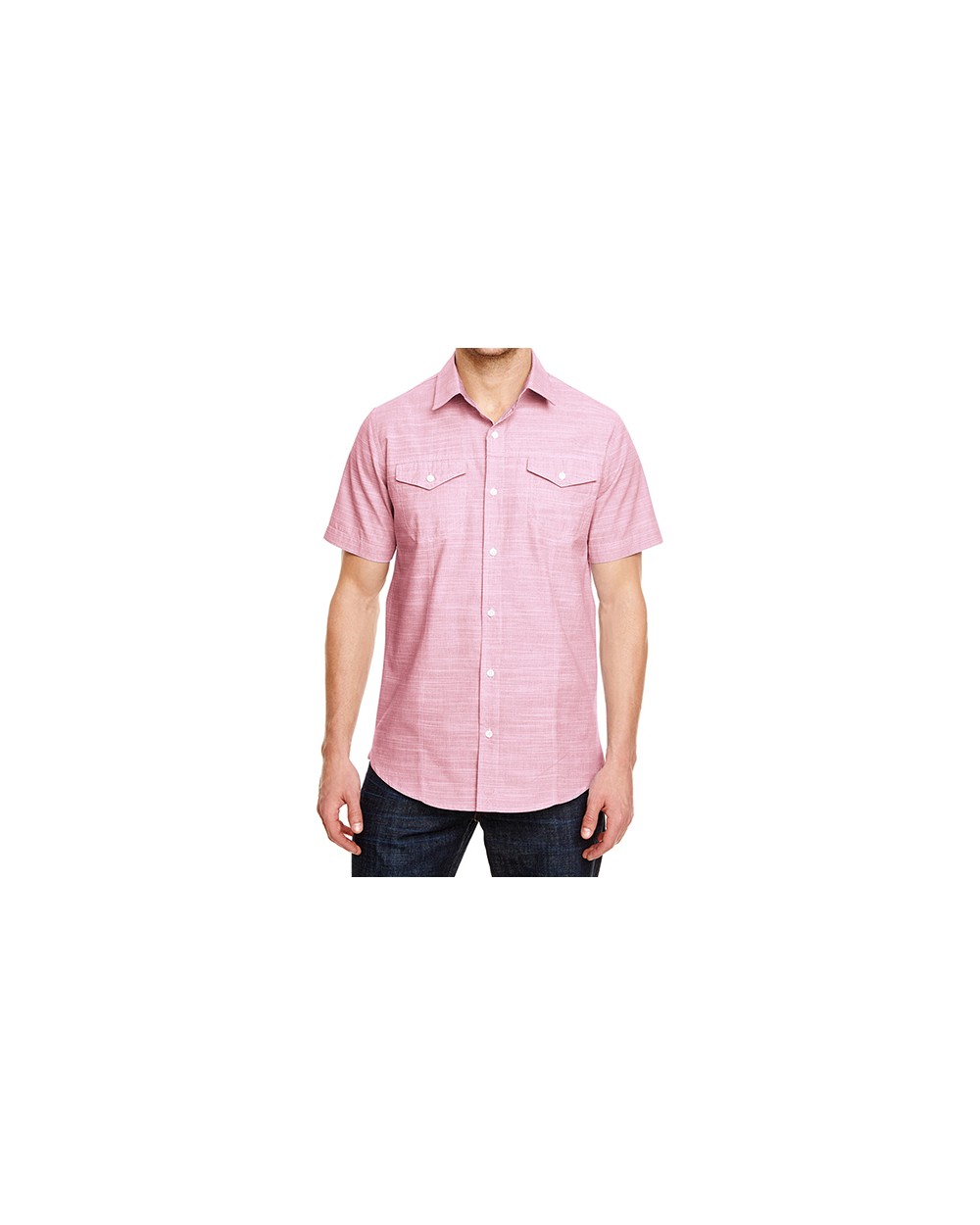 Hemden BURNSIDE Woven Texture Shirt voor bedrukking &amp; borduring