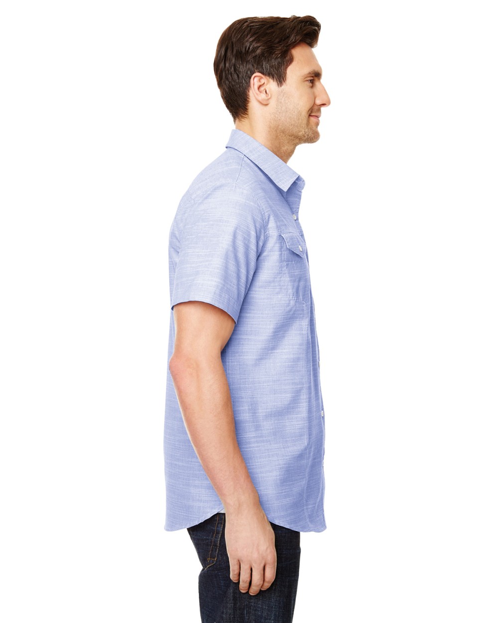 Hemden BURNSIDE Woven Texture Shirt voor bedrukking &amp; borduring