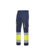 VELILLA TWO-TONE HIGH VISIBILITY MULTI-POCKET TROUSERS Hosen personalisierbar