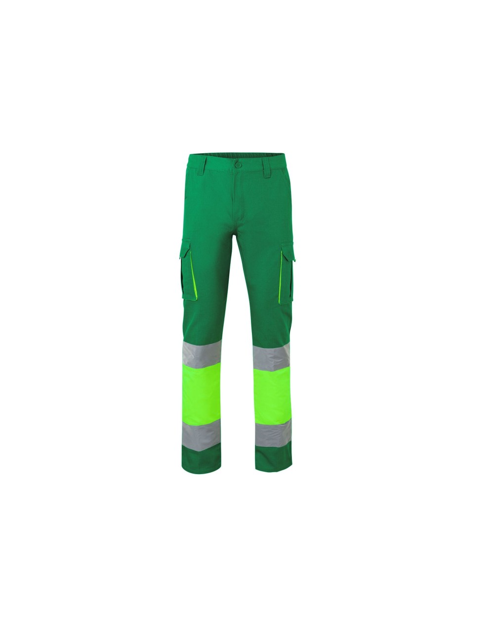 Broeken VELILLA TWO-TONE HIGH VISIBILITY MULTI-POCKET TROUSERS voor bedrukking &amp; borduring