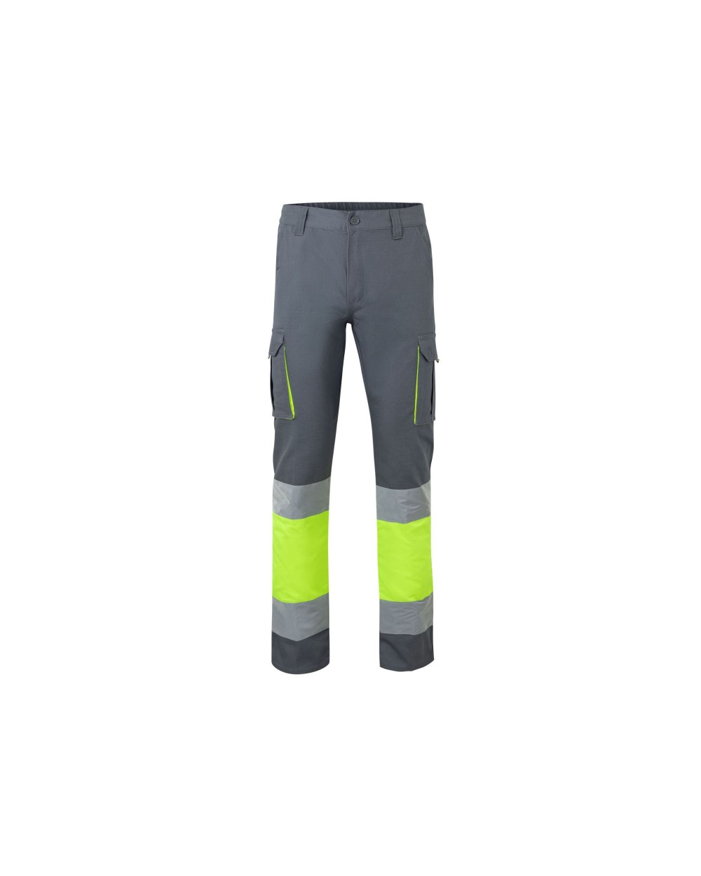 VELILLA TWO-TONE HIGH VISIBILITY MULTI-POCKET TROUSERS Hosen personalisierbar
