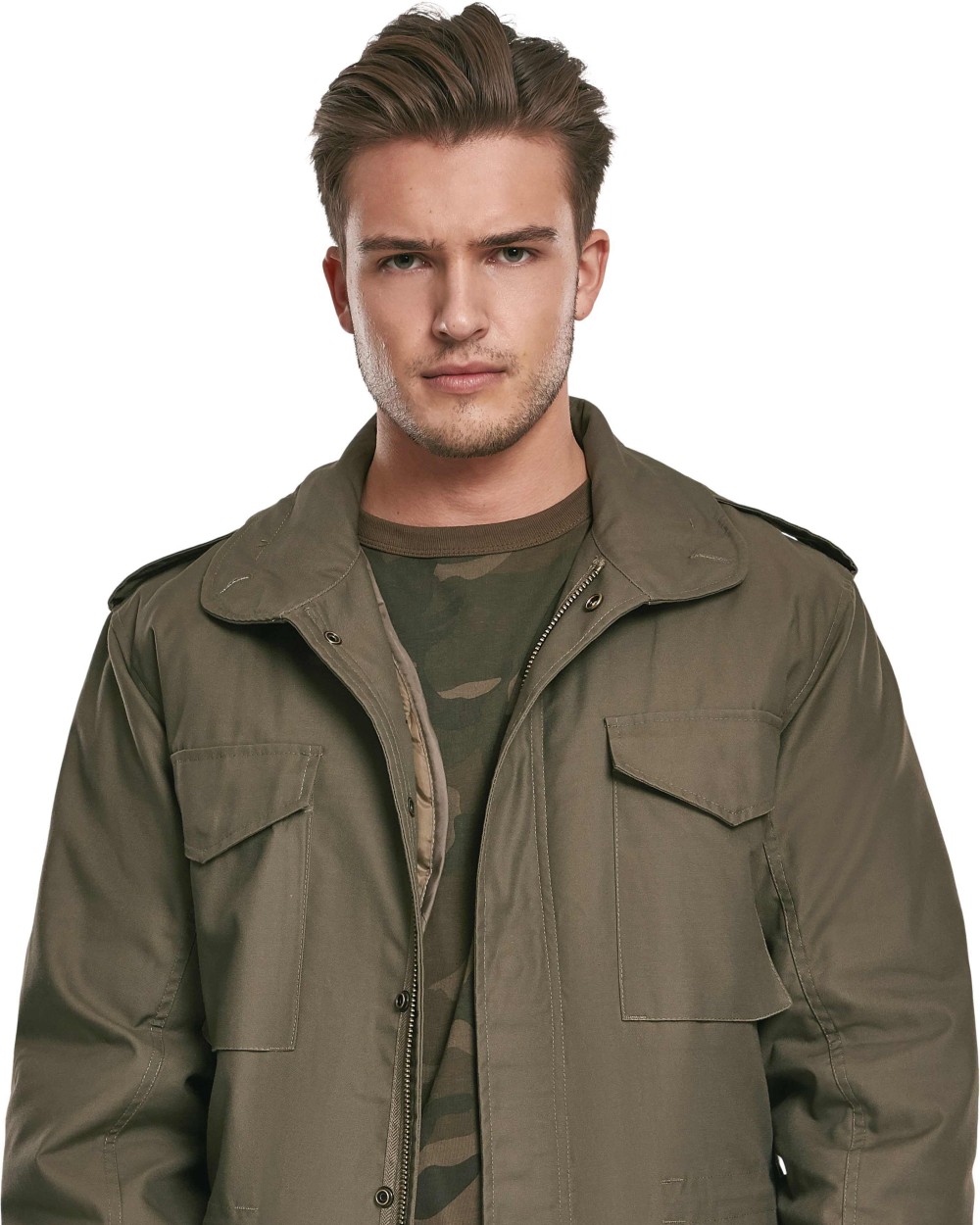 Jassen BUILD YOUR BRAND M65 jacket voor bedrukking &amp; borduring