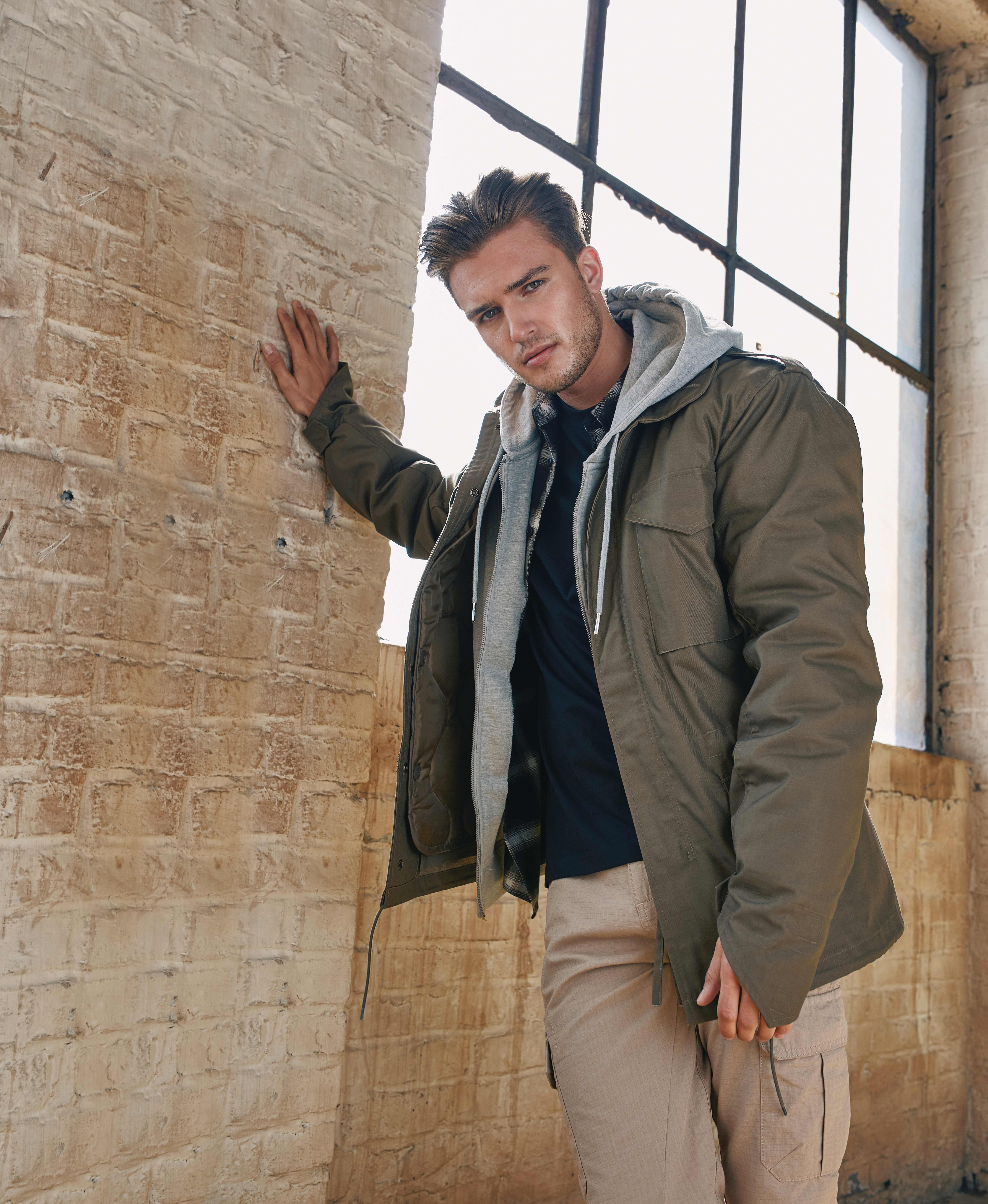 BUILD YOUR BRAND M65 jacket Jacken personalisierbar