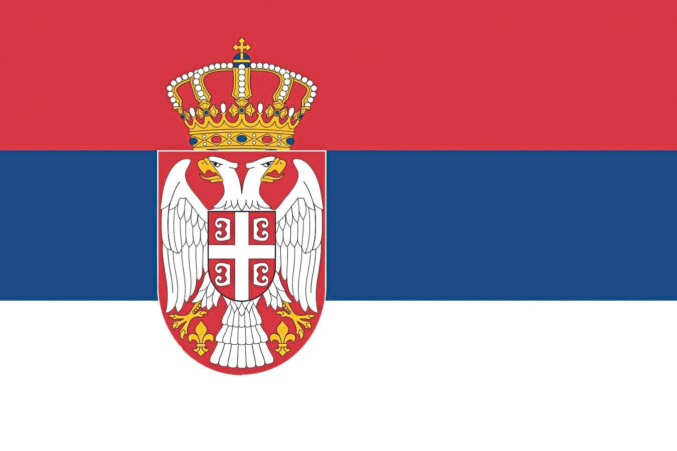 Benodigdheden PRINTWEAR Flag Serbia voor bedrukking &amp; borduring
