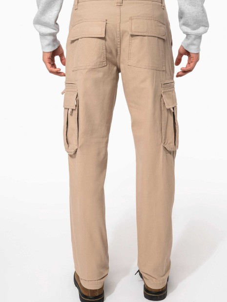 Pantalons à personnaliser KARIBAN Pantalon multipoches homme 