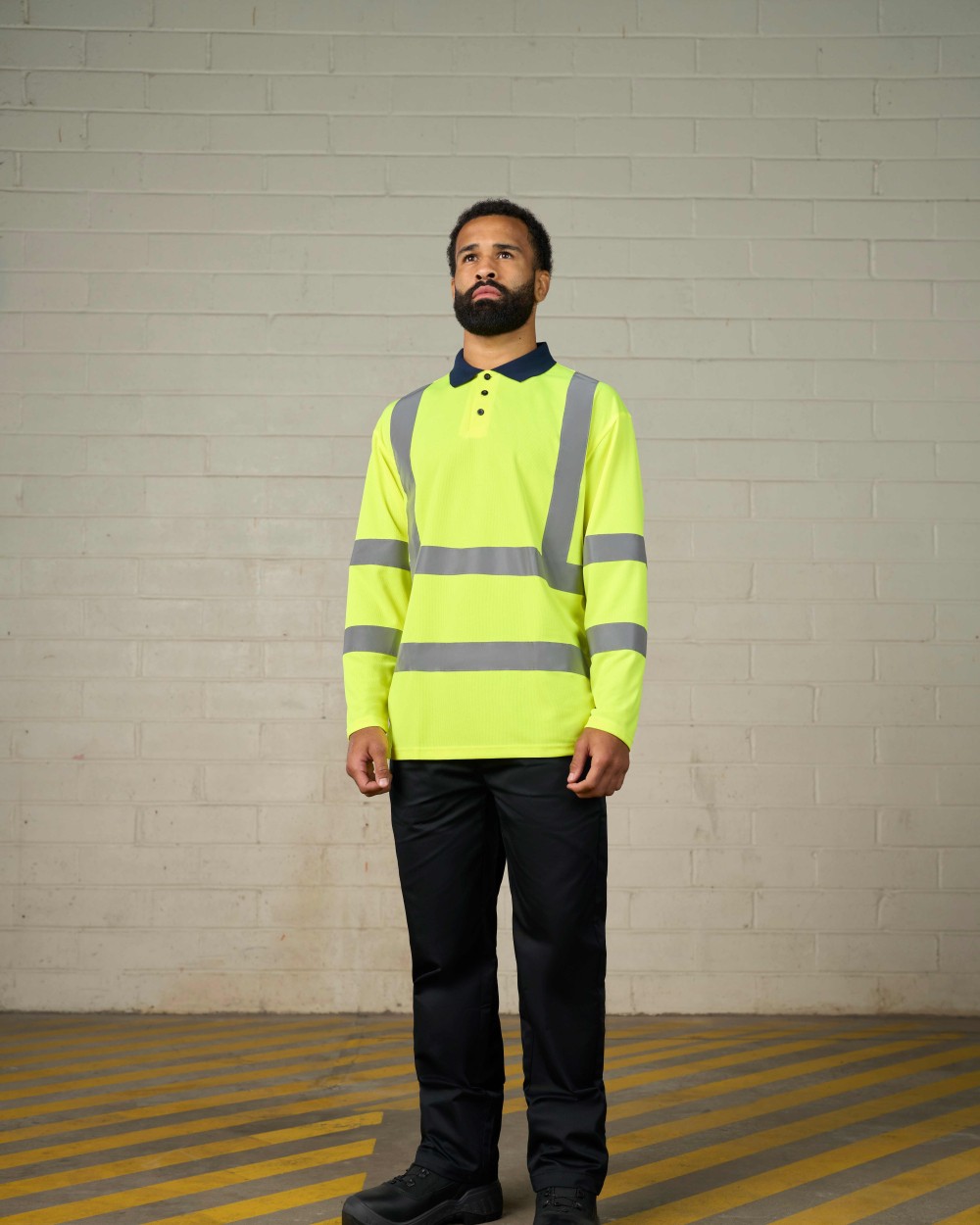 Polo's PRO RTX High visibility long sleeve polo voor bedrukking &amp; borduring