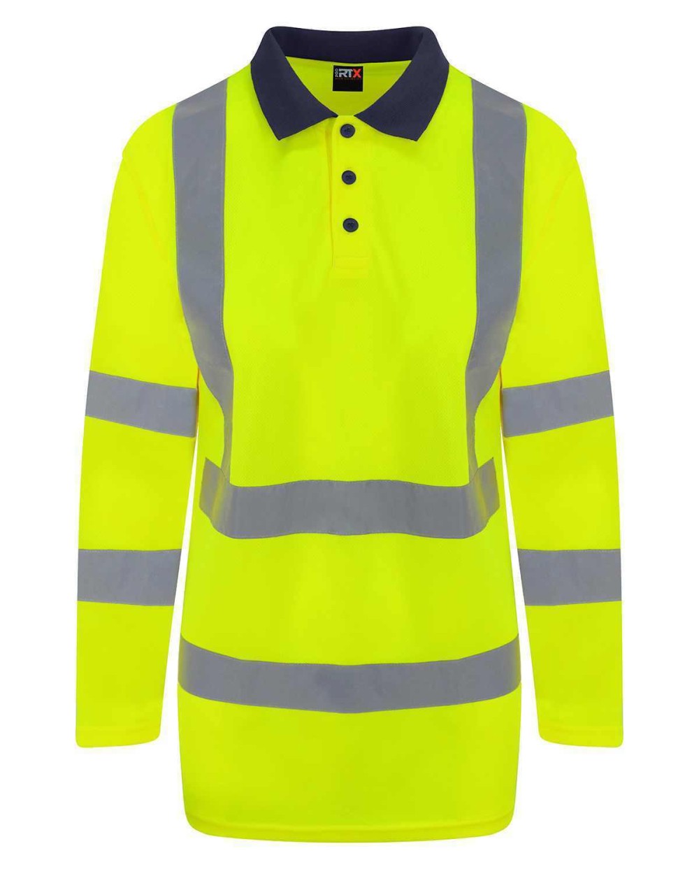 Polo's PRO RTX High visibility long sleeve polo voor bedrukking &amp; borduring