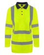 Polo's PRO RTX High visibility long sleeve polo voor bedrukking &amp; borduring