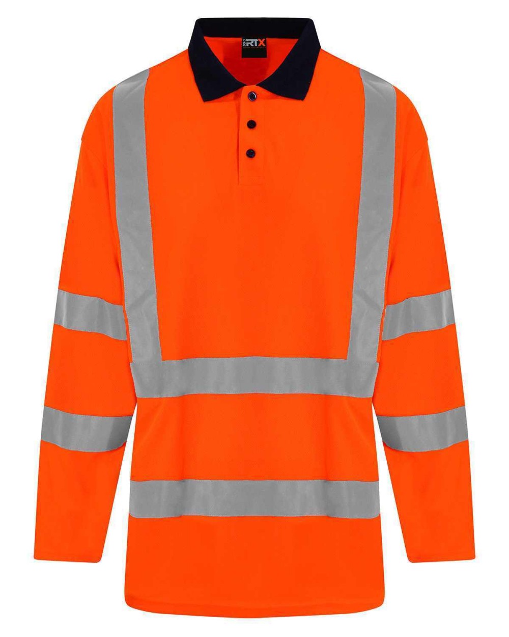 Polo's PRO RTX High visibility long sleeve polo voor bedrukking &amp; borduring