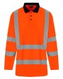 Polo's PRO RTX High visibility long sleeve polo voor bedrukking &amp; borduring