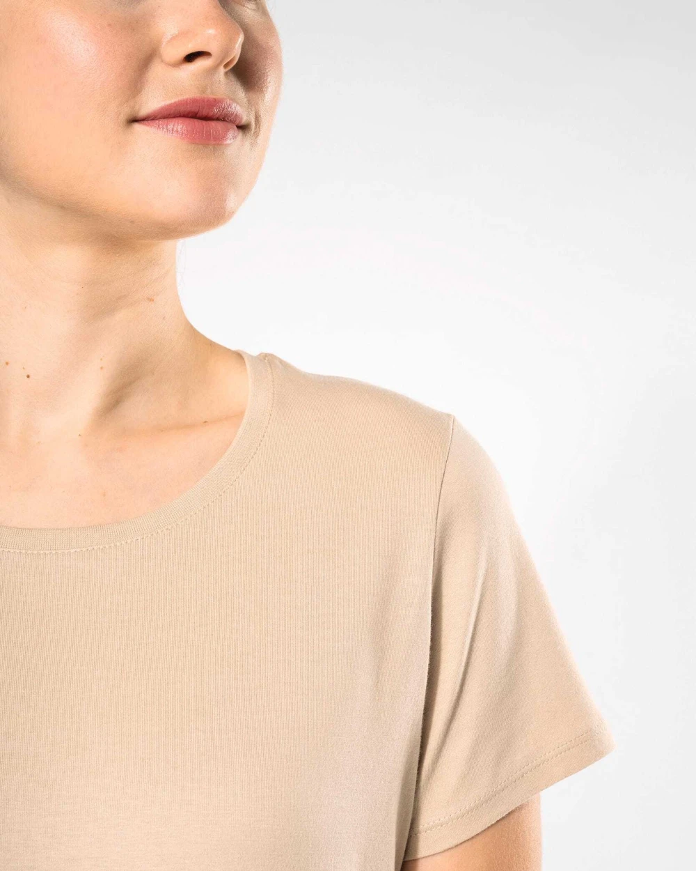 T-shirts KARIBAN Dames T-shirt Bio190 voor bedrukking &amp; borduring