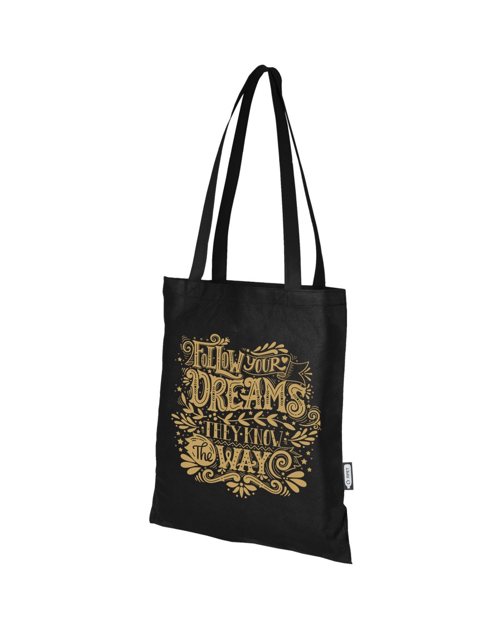 Tote bags 4DO Zeus GRS gerecycled non woven conferentiedraagtas 6 l voor bedrukking &amp; borduring