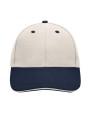 Casquettes personnalisable MYRTLE BEACH 6 Panel Sandwich Cap - MB024