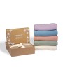 Fleecedekens A&R Babiezz® Organic  Knitted Blanket voor bedrukking &amp; borduring