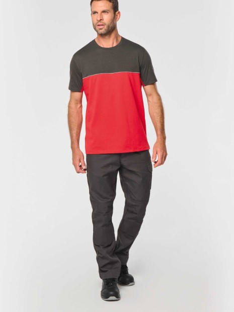 T-Shirts à personnaliser WK. DESIGNED TO WORK T-shirt bicolore écoresponsable manches courtes unisexe 
