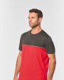 T-shirts WK. DESIGNED TO WORK Ecologisch tweekleurig uniseks T-shirt met korte mouwen voor bedrukking &amp; borduring