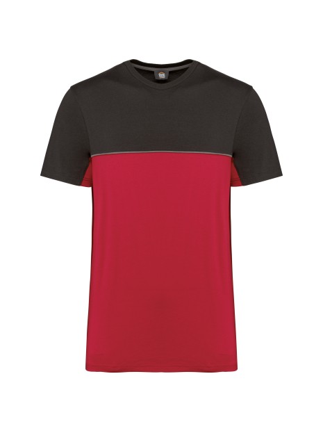 WK. DESIGNED TO WORK T-shirt bicolore écoresponsable manches courtes unisexe /api/colors/a0190150-dd87-4012-919d-b889c9cbccb2 personnalisable