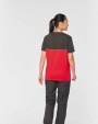 WK. DESIGNED TO WORK Zweifarbiges umweltfreundliches Unisex-T-Shirt mit kurzen Ärmeln T-Shirts personalisierbar