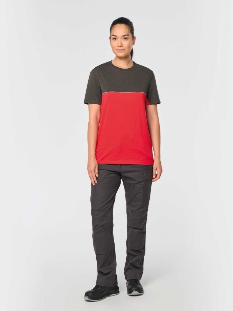 T-Shirts à personnaliser WK. DESIGNED TO WORK T-shirt bicolore écoresponsable manches courtes unisexe 