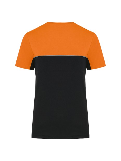 WK. DESIGNED TO WORK T-shirt bicolore écoresponsable manches courtes unisexe /api/colors/f6473df6-5ff7-425a-9b26-f0846ae4f1b4 personnalisable