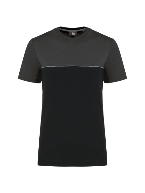 WK. DESIGNED TO WORK T-shirt bicolore écoresponsable manches courtes unisexe /api/colors/a1f9207a-e233-4d3a-97f0-056a56617a96 personnalisable