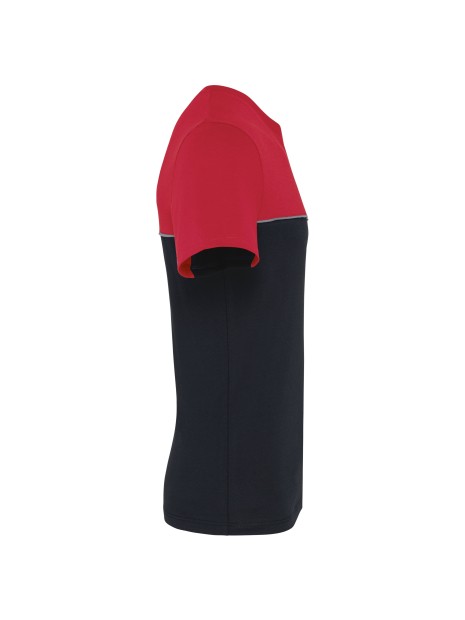 WK. DESIGNED TO WORK T-shirt bicolore écoresponsable manches courtes unisexe /api/colors/408d50a3-bca9-4bb6-a04b-5019e7abc8dd personnalisable