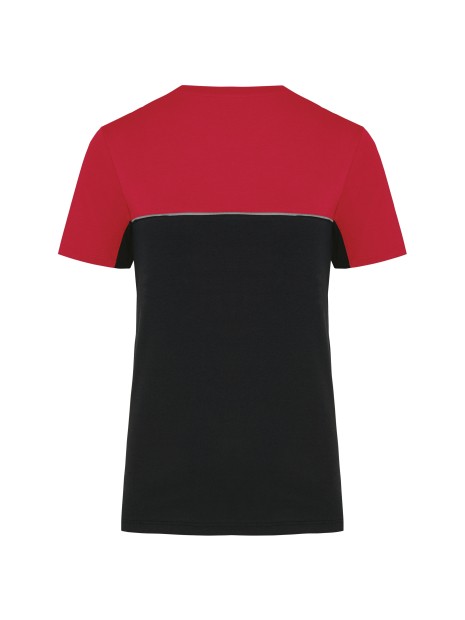 WK. DESIGNED TO WORK T-shirt bicolore écoresponsable manches courtes unisexe /api/colors/408d50a3-bca9-4bb6-a04b-5019e7abc8dd personnalisable