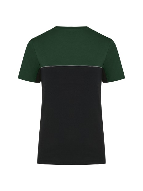 WK. DESIGNED TO WORK T-shirt bicolore écoresponsable manches courtes unisexe /api/colors/24d838c4-4ff5-4306-9948-a0a3a891daee personnalisable