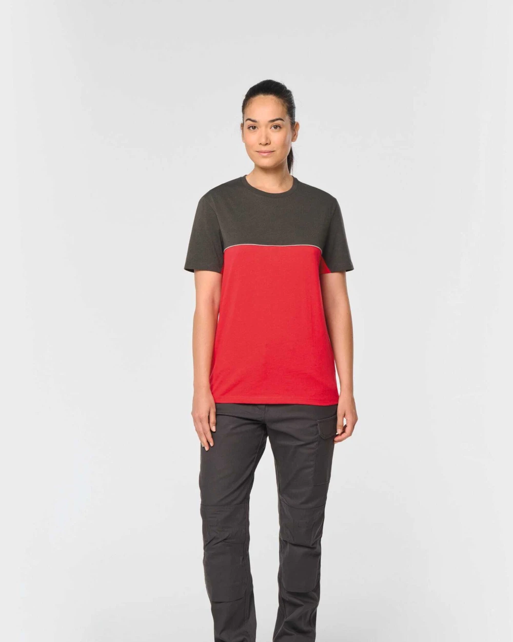 T-Shirts personnalisable WK. DESIGNED TO WORK T-shirt bicolore écoresponsable manches courtes unisexe