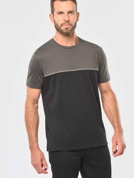 T-Shirts à personnaliser WK. DESIGNED TO WORK T-shirt bicolore écoresponsable manches courtes unisexe 