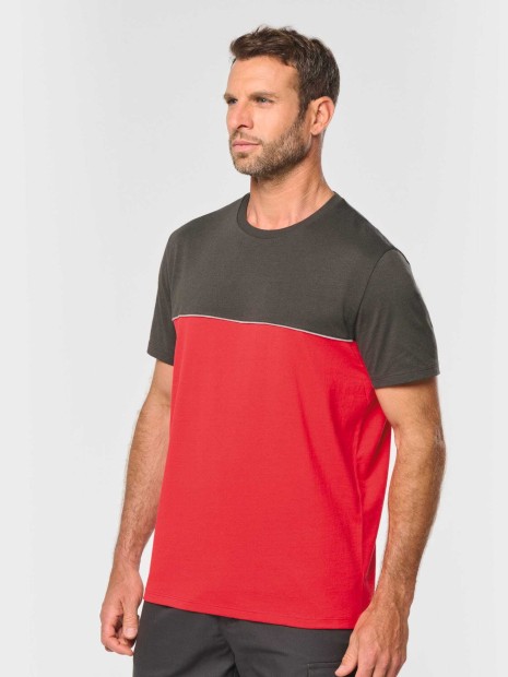 T-Shirts à personnaliser WK. DESIGNED TO WORK T-shirt bicolore écoresponsable manches courtes unisexe 
