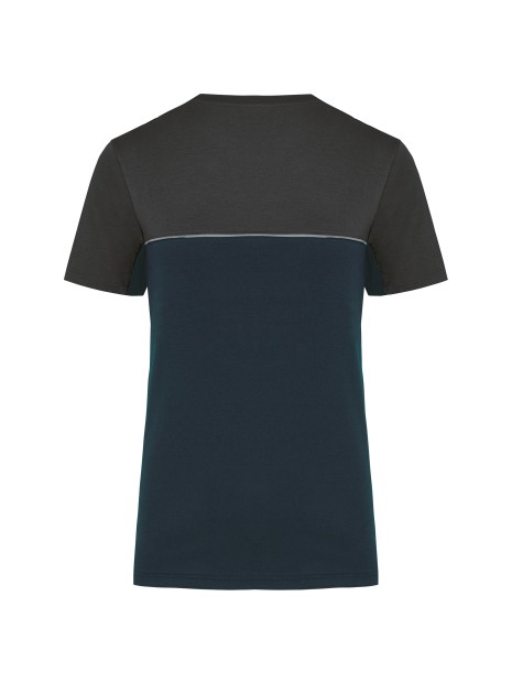 WK. DESIGNED TO WORK T-shirt bicolore écoresponsable manches courtes unisexe /api/colors/4fdd78fe-354f-41ab-977b-c9b5f3ee903f personnalisable