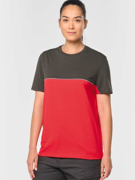 T-Shirts à personnaliser WK. DESIGNED TO WORK T-shirt bicolore écoresponsable manches courtes unisexe 