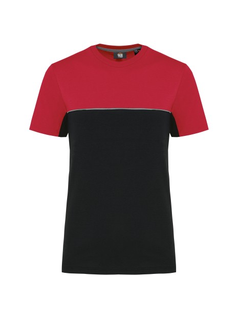 WK. DESIGNED TO WORK T-shirt bicolore écoresponsable manches courtes unisexe /api/colors/408d50a3-bca9-4bb6-a04b-5019e7abc8dd personnalisable