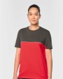 T-shirts WK. DESIGNED TO WORK Ecologisch tweekleurig uniseks T-shirt met korte mouwen voor bedrukking &amp; borduring