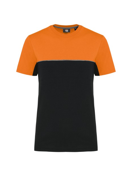 WK. DESIGNED TO WORK T-shirt bicolore écoresponsable manches courtes unisexe /api/colors/f6473df6-5ff7-425a-9b26-f0846ae4f1b4 personnalisable