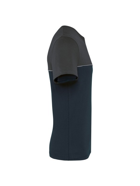 WK. DESIGNED TO WORK T-shirt bicolore écoresponsable manches courtes unisexe /api/colors/4fdd78fe-354f-41ab-977b-c9b5f3ee903f personnalisable