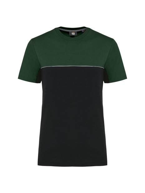 WK. DESIGNED TO WORK T-shirt bicolore écoresponsable manches courtes unisexe /api/colors/24d838c4-4ff5-4306-9948-a0a3a891daee personnalisable