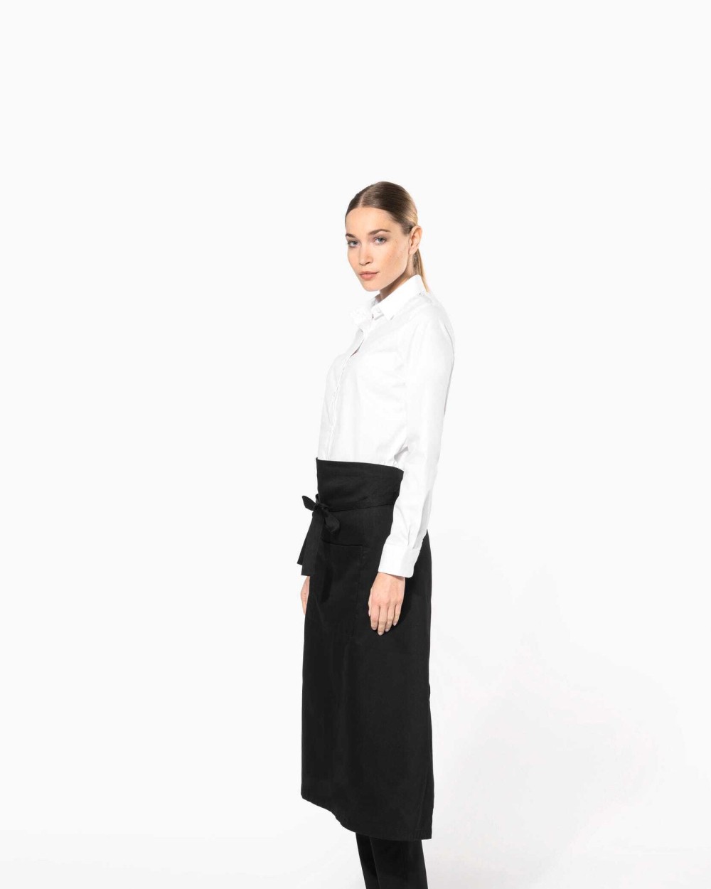 Schorten KARIBAN Extra lang schort voor bedrukking &amp; borduring