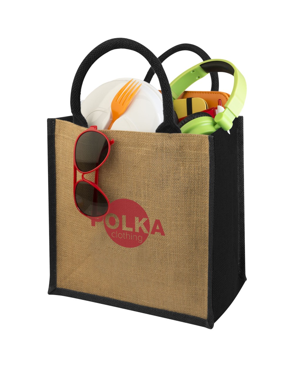 4DO Chennai Jute Tragetasche 16L Tote Bags personalisierbar