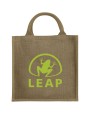 Tote bags 4DO Chennai jute draagtas 16L  voor bedrukking &amp; borduring