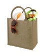 Tote bags 4DO Chennai jute draagtas 16L  voor bedrukking &amp; borduring