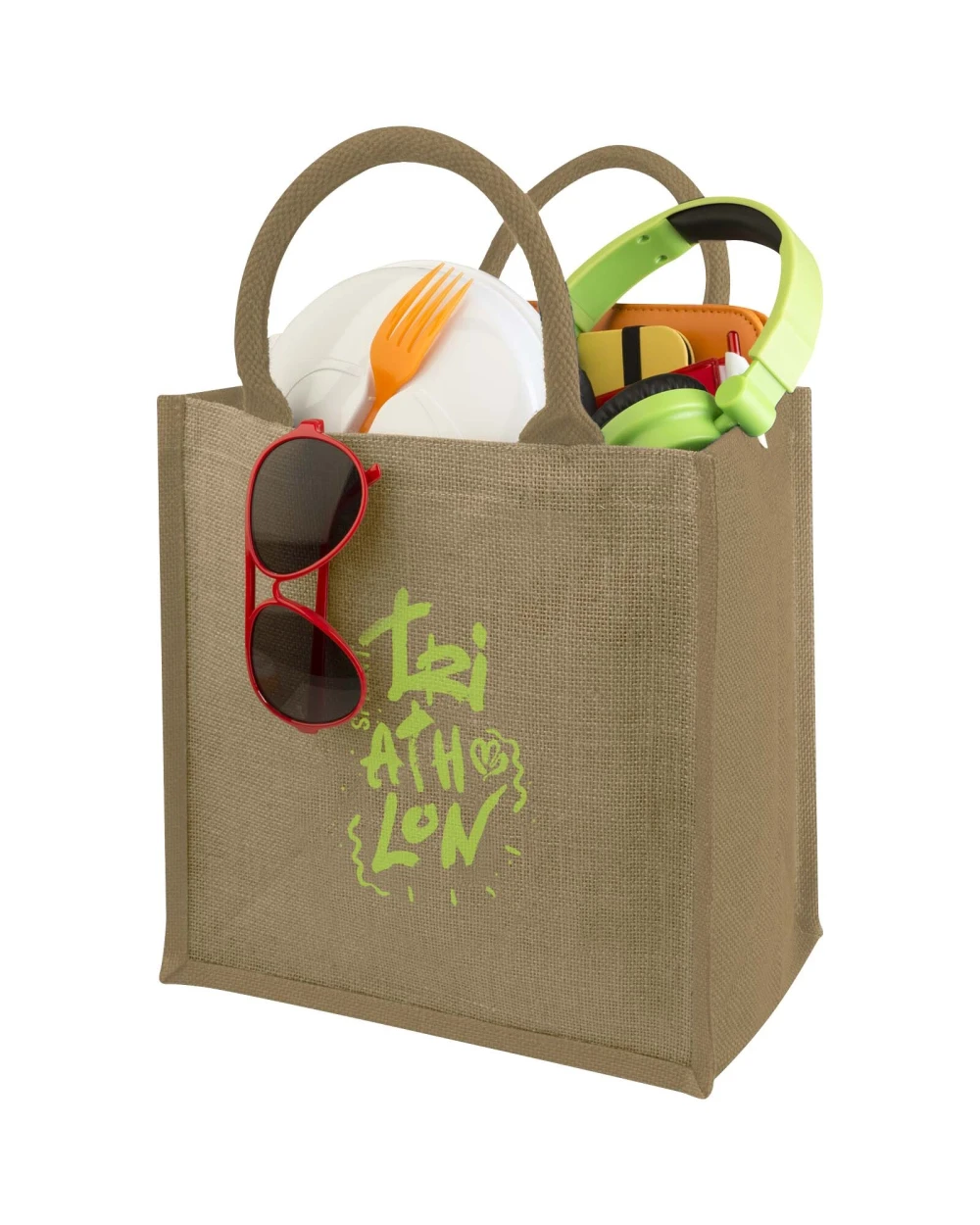 4DO Chennai Jute Tragetasche 16L Tote Bags personalisierbar