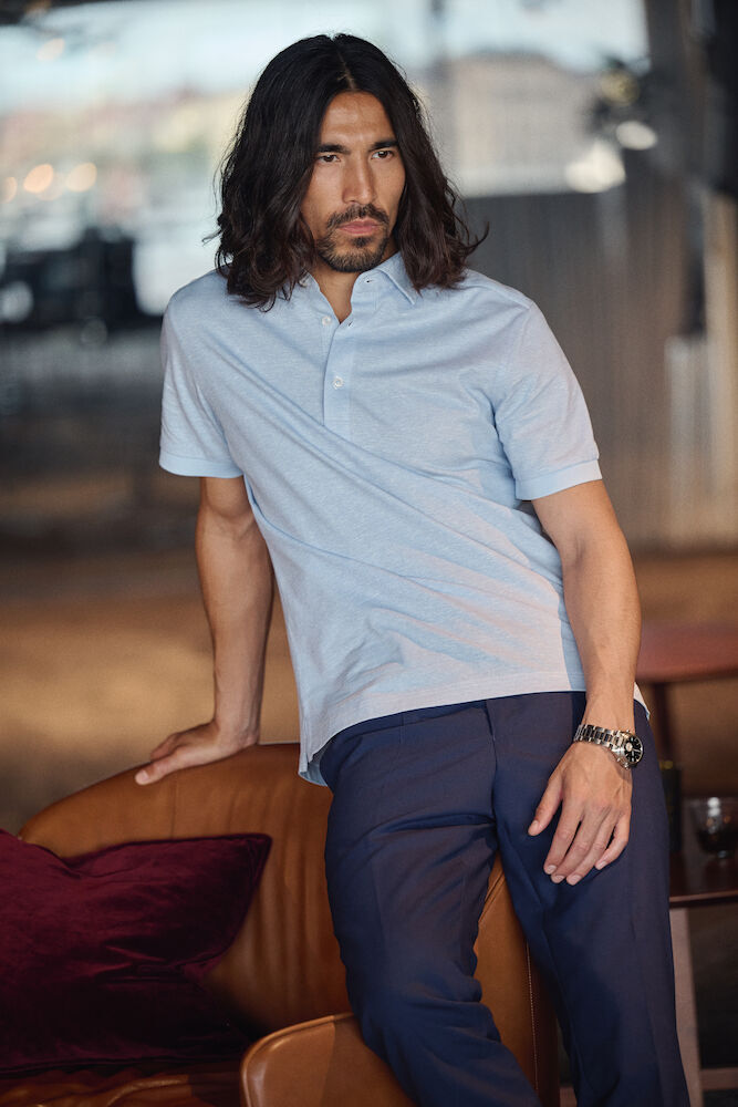 Polos personnalisable J. HARVEST & FROST Indigo Bow 133 S/S 
Polo Tailored Fit Hommes