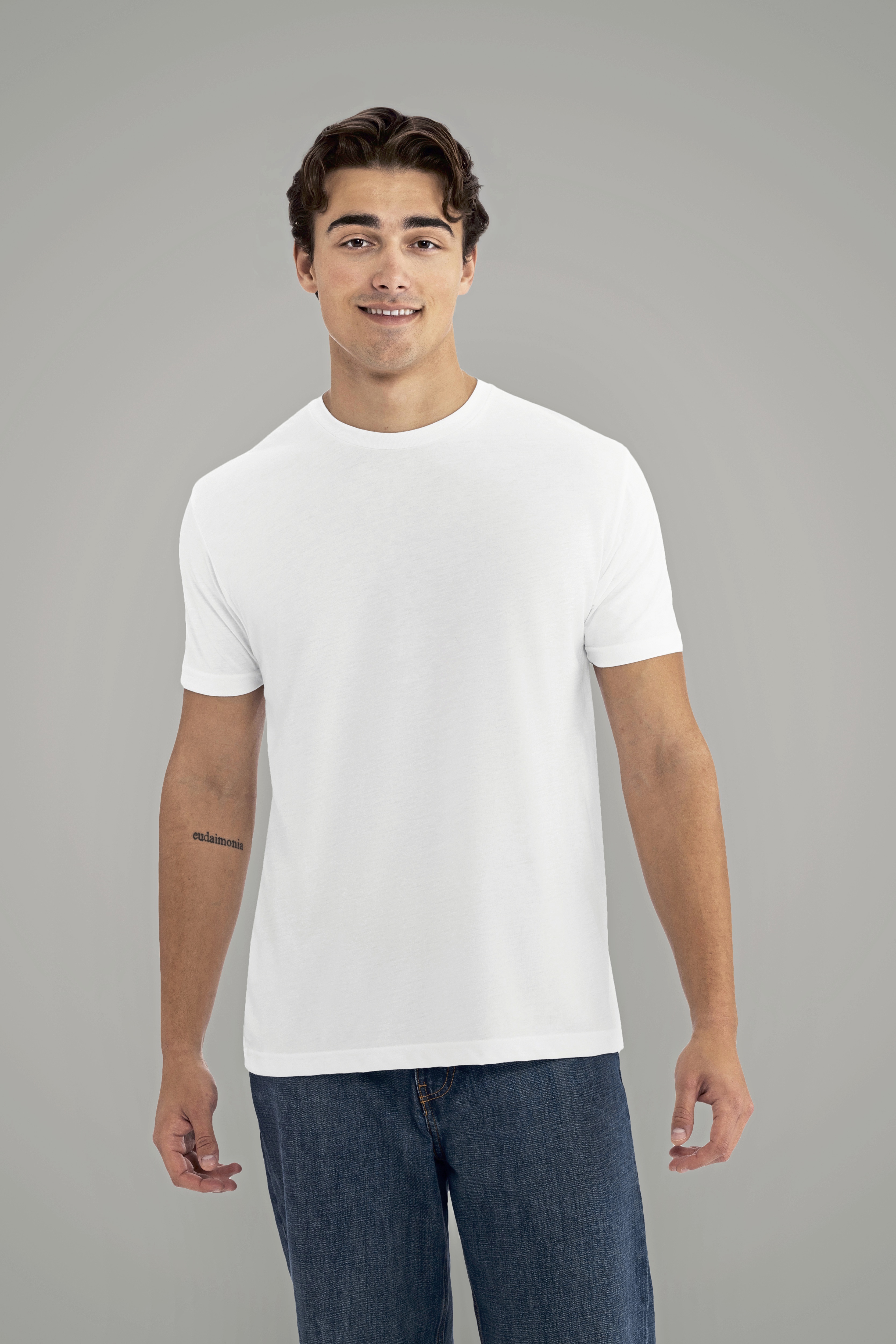 T-shirts NEXT LEVEL APPAREL Men´s Tri-Blend T-Shirt voor bedrukking &amp; borduring