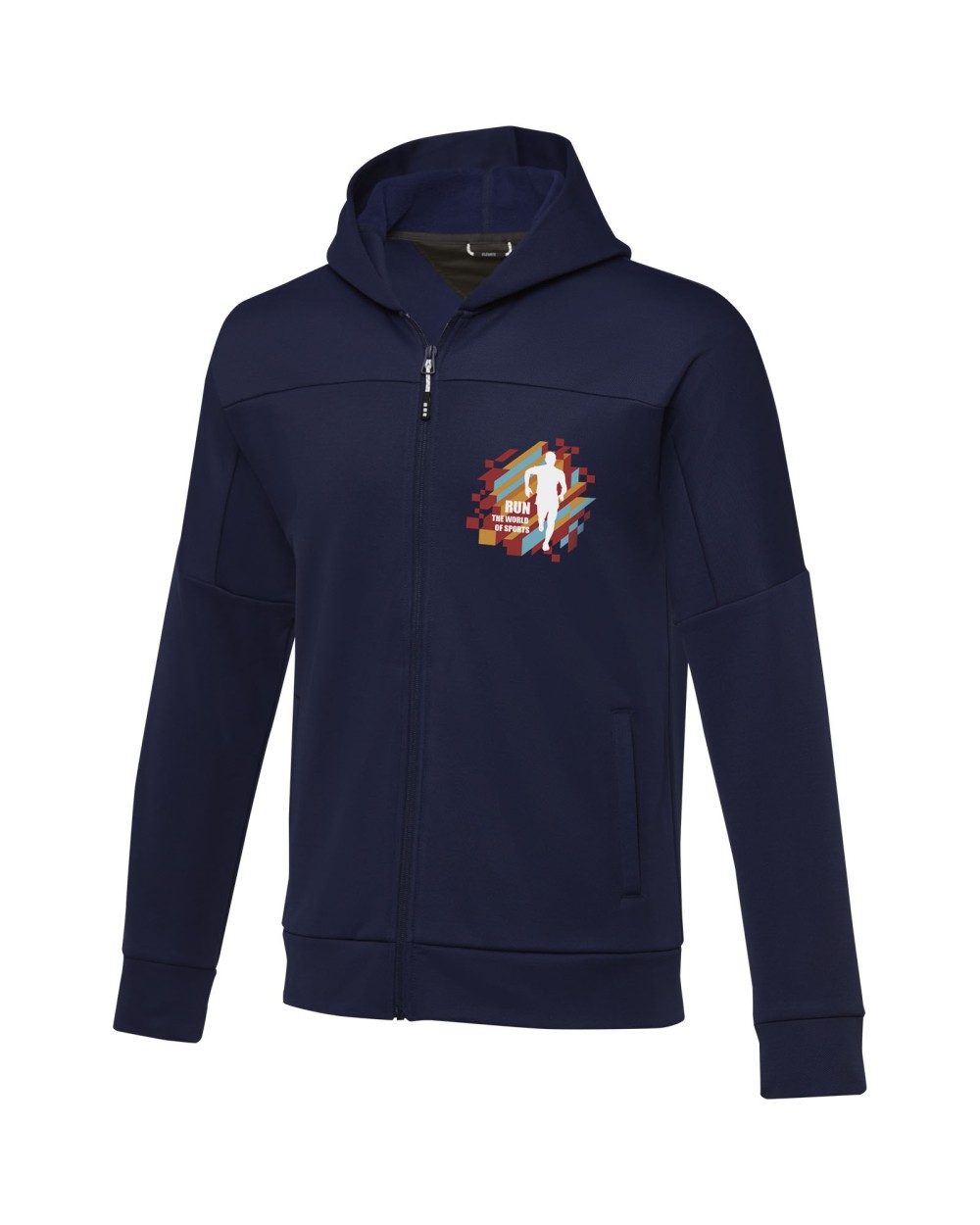 Vestes personnalisable ELEVATE Veste Nubia performance entièrement zippée en tricot pour homme