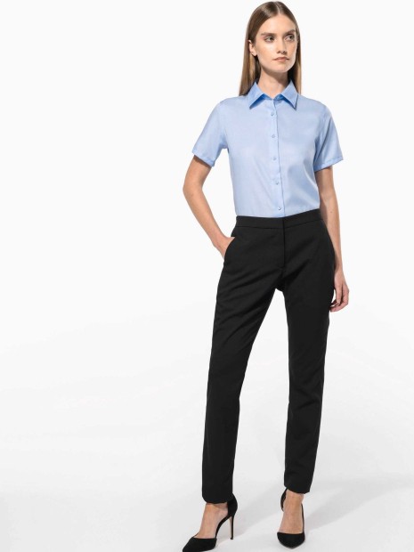 Chemises à personnaliser KARIBAN Chemise manches courtes sans repassage femme 